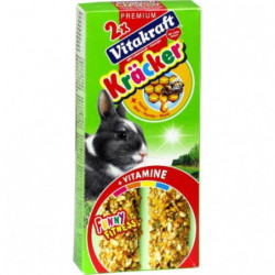 LOT DE 5 - VITAKRAFT - Kräcker au Miel Aliment pour lapin nain - boite de 112 g