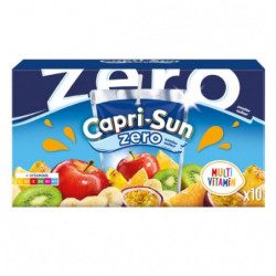 LOT DE 4 - CAPRI-SUN - Multivitamines Zero Boisson aux fruits - pack de 10 x 200 ml