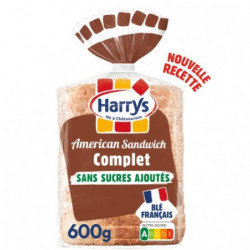 HARRYS - American Sandwich Complet Pain De Mie - paquet de 600 g