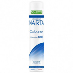 LOT DE 4 - NARTA - Déodorant 48h Fraîcheur Cologne - spray de 200 ml