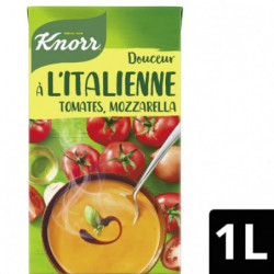 LOT DE 2 - KNORR - Soupe Douceur À l'Italienne Tomates Mozzarella - brique de 1 L
