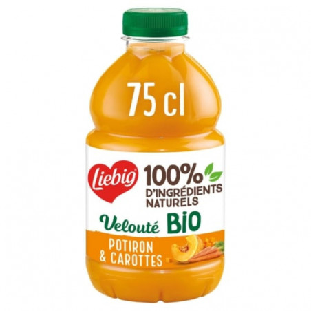 LOT DE 2 - LIEBIG - Velouté de Potiron Carottes Bio - Soupes - bouteille de 75 cl