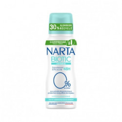 LOT DE 6 - NARTA - Biotic Invisible 48h Deodorant Femme - spray de 100 ml