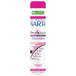 NARTA - Protection 5 Peau Vêtements 48h Fraicheur Propre Deodorant Femme - spray de 200 ml