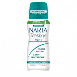 LOT DE 6 - NARTA - Resixyl Transpiration Excessive Déodorant Femme - flacon de 100 ml