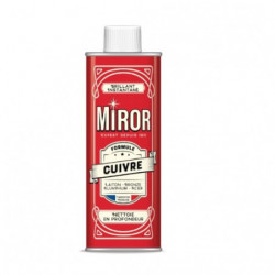 MIROR - Cuivre Brillant Instantané Nettoyant Ménager - flacon de 250 ml