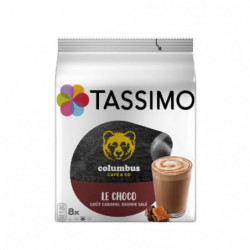 LOT DE 3 - TASSIMO - Columbus Le choco - Caramel beurre salé - 8 dosettes - 240 g