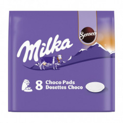 LOT DE 4 - SENSEO - Milka Chocolat dosettes Compatibles Senseo - paquet de 8 dosettes