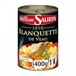LOT DE 3 - WILLIAM SAURIN - Blanquette De Veau - boite de 400 g