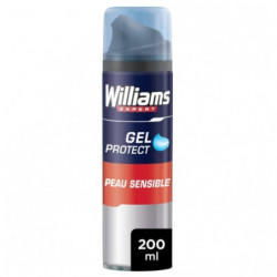 WILLIAMS - Gel à raser Peau Sensible - bombe de 200 ml