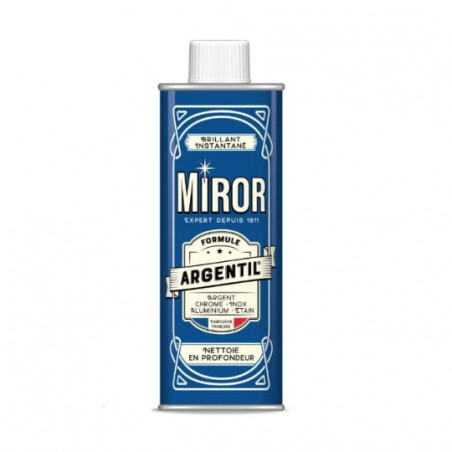 MIROR - Argentil Brillant Instantané Nettoyant Ménager - flacon de 250 ml