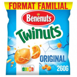LOT DE 3 - BENENUTS - Twinuts Original Salé - paquet de 260 g