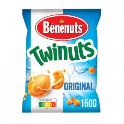 LOT DE 5 - BENENUTS - Twinuts Original Salé - paquet de 150 g