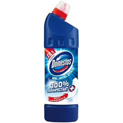 LOT DE 9 - DOMESTOS - Original Gel WC javel 100% désinfectant - flacon de 1 l