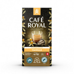 LOT DE 5 - CAFE ROYAL - Vanille n°4 Café capsules Compatibles Nespresso - boite de 10 capsules