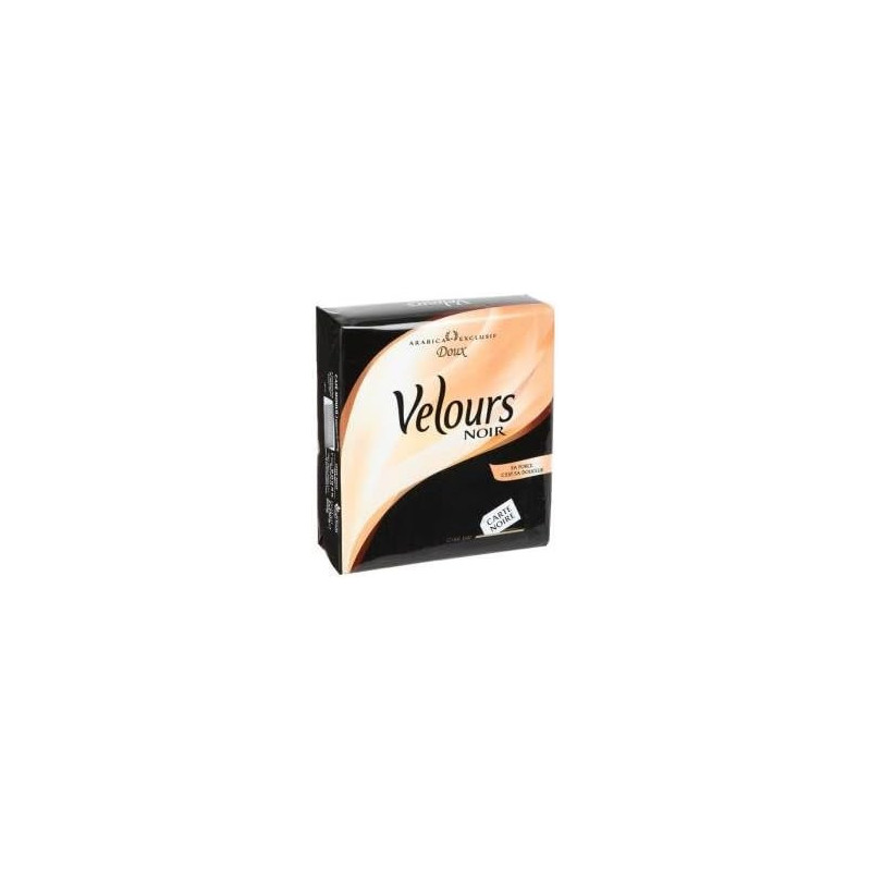 VELOURS NOIR - Café Moulu - paquet de 2x250 g