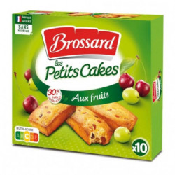 BROSSARD - Mini Cakes Aux Fruits - paquet de 300 g
