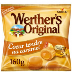 LOT DE 2 - WERTHER'S ORIGINAL - Coeur Tendre Au Caramel Bonbon - Sachet de 160 g