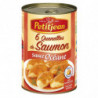 LOT DE 6 - PETITJEAN - Quenelles de saumon sauce océane  - boite de 400 g
