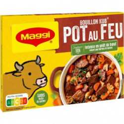 LOT DE 5 - MAGGI - Bouillon Kub  Pot-au-feu - Bouillons - boite de 18 tablettes - 180 g