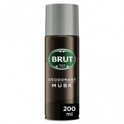 LOT DE 4 - BRUT - Déodorant spray Musk Anti-Traces - spray de 200 ml