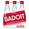 LOT DE 4 - BADOIT - Eau Gazeuse Naturelle Intensément Pétillante - pack de 6 bouteilles de 50 cl