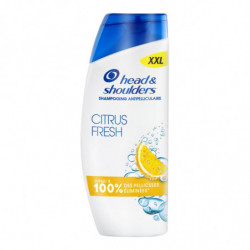 LOT DE 2 - HEAD SHOULDERS - Citrus Fresh Shampoing Antipelliculaire Citron frais Cheveux gras - flacon de 625 ml