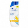 LOT DE 2 - HEAD SHOULDERS - Citrus Fresh Shampoing Antipelliculaire Citron frais Cheveux gras - flacon de 625 ml