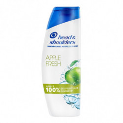 LOT DE 5 - HEAD SHOULDERS - Apple Fresh Shampoing Antipelliculaire Pomme Fraîche - flacon de 330 ml