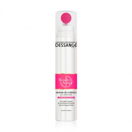LOT DE 4 - DESSANGE - Boucles Sculpt Mousse de Coiffage Contrôle Anti-Frisottis - spray de 200 ml