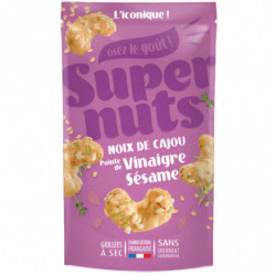 SUPERNUTS - Noix de cajou Vinaigre Herbes de Provence et Sésame - paquet de 100 g