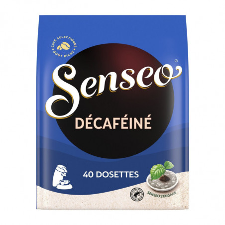 LOT DE 3 - SENSEO - Décaféiné Café dosettes - Paquet de 40 dosettes - 277 g