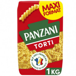 LOT DE 4 - PANZANI - Torti Pâtes - paquet de 1 kg