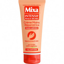 LOT DE 6 - MIXA - Intensif peaux sèches Crème mains réparatrice Allantoine - tube de 100ml