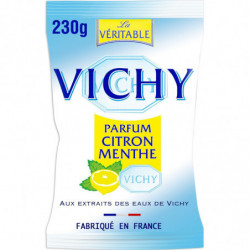 VICHY - Bonbons pastilles Citron Menthe - sachet de 230 g
