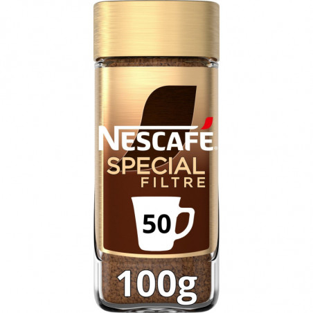 LOT DE 4 - NESCAFE - Café soluble Spécial Filtre - bocal de 100 g