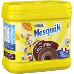 NESQUIK - Extra Choco Boisson Cacaotée Chocolat en poudre -  boite de 600 g