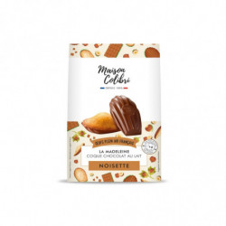 LOT DE 3 - MAISON COLIBRI - Madeleine Noisette Chocolat au lait - paquet de 240 g