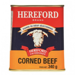 LOT DE 5 - HEREFORD - Corned beef viande de buf - Boite de 340 g