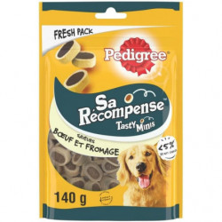 LOT DE 4 - PEDIGREE - Sa Récompense pour chien fromage buf - sachet de 140 g