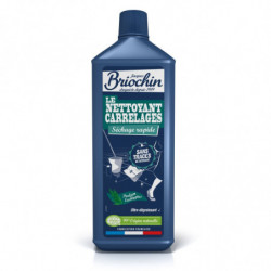 LOT DE 3 - BRIOCHIN - Nettoyant Ménager Carrelage Parfum Eucalyptus - flacon de 1 l