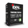 LOT DE 4 - IDEAL - Teinture Tissus Poudre Tout En Un Noir - boite de 350 g