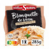 LOT DE 5 - WILLIAM SAURIN - Blanquette De Veau Champignons Riz Micro-Ondable - assiette de 285 g