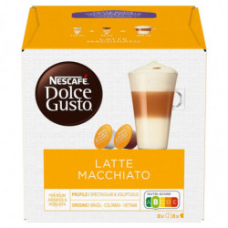 LOT DE 4 - NESCAFE - Dolce Gusto LATTE MACCHIATO - paquet de 16 dosettes