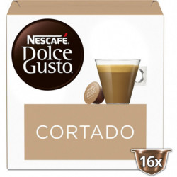 LOT DE 2 - NESCAFE DOLCE GUSTO - Cortado Café capsules Compatible Dolce Gusto - boite de 16 Capsules