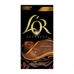 L'OR - Espresso Caramel Capsules café compatible Nespresso - boite de 10 capsules