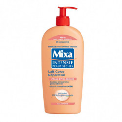 LOT DE 4 - MIXA - Intensif peaux sèches Lait corps réparateur Allantoine - flacon de 400 ml