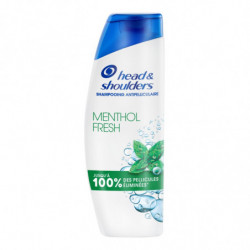 LOT DE 2 - HEAD SHOULDERS - Shampoing Antipelliculaire Menthol fresh - flacon de 330 ml