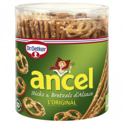 LOT DE 6 - ANCEL - Assortiment Sticks Et Bretzels D'Alsace Original - paquet de 300 g