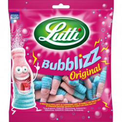 LOT DE 4 - LUTTI - Bonbons Bubblizz Original - sachet de 250 g